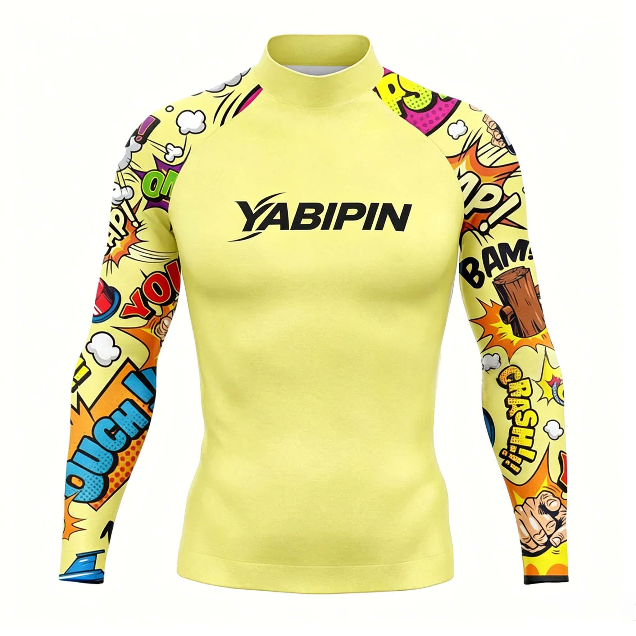 Shirt Camp Collar - Men's Summer Surf Rash Guard Stand