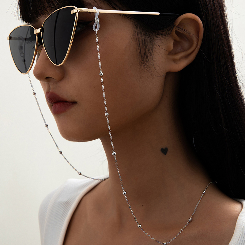 Sunglass Retainer Cord - Fashion Metal Multifunction Glasses Beaded Glasses