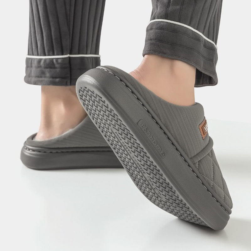 Winter Warm Slipper Women Men  - Flip Flop Leather Men 评论和价格