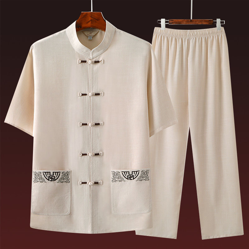 2024 Summer New Fashion Solid  - Short Linen Drawstring 评论和价格