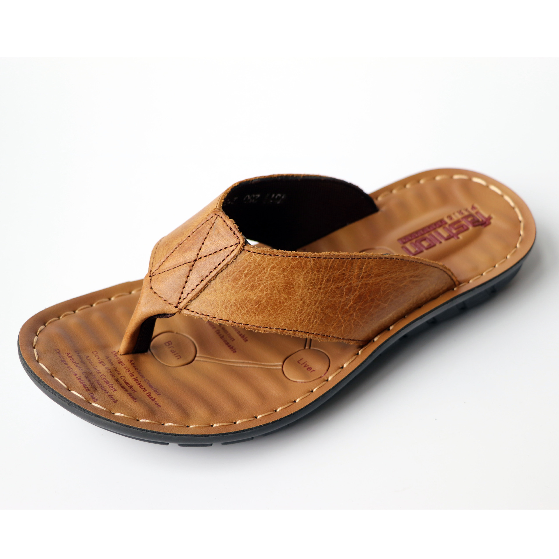 2026 Shoes Leather Men's Flip  - Flip Flop Leather Men 评论和价格
