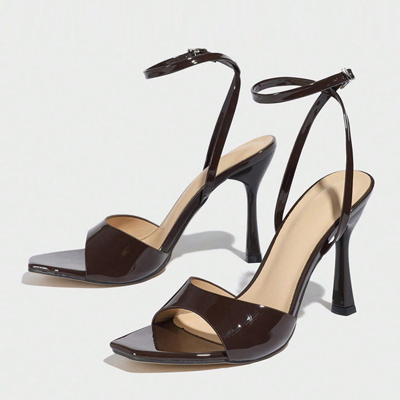 Liyke New Fashion Square Open  - Casual Sandal Leather 评论和价格