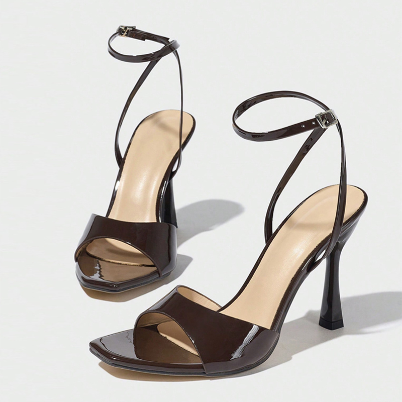 Liyke New Fashion Square Open  - Casual Sandal Leather 评论和价格