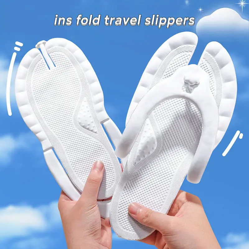 Compact Travel Slippers Women  - Flip Flop Leather Men 评论和价格