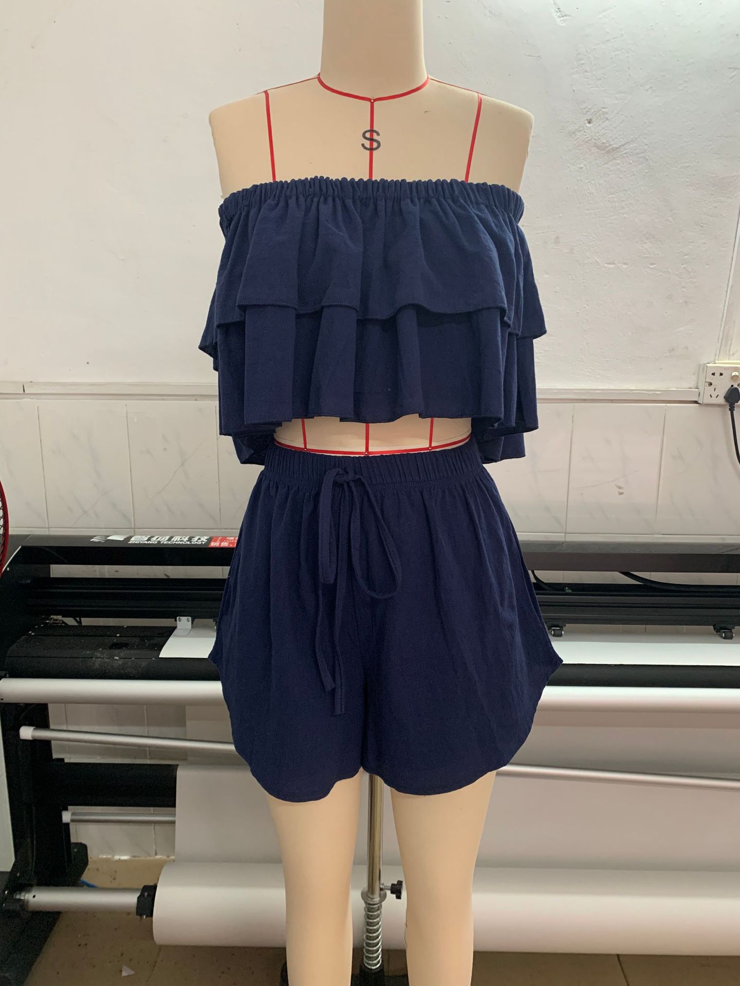 Summer women’s fashion: new ca - Short Linen Drawstring 评论和价格