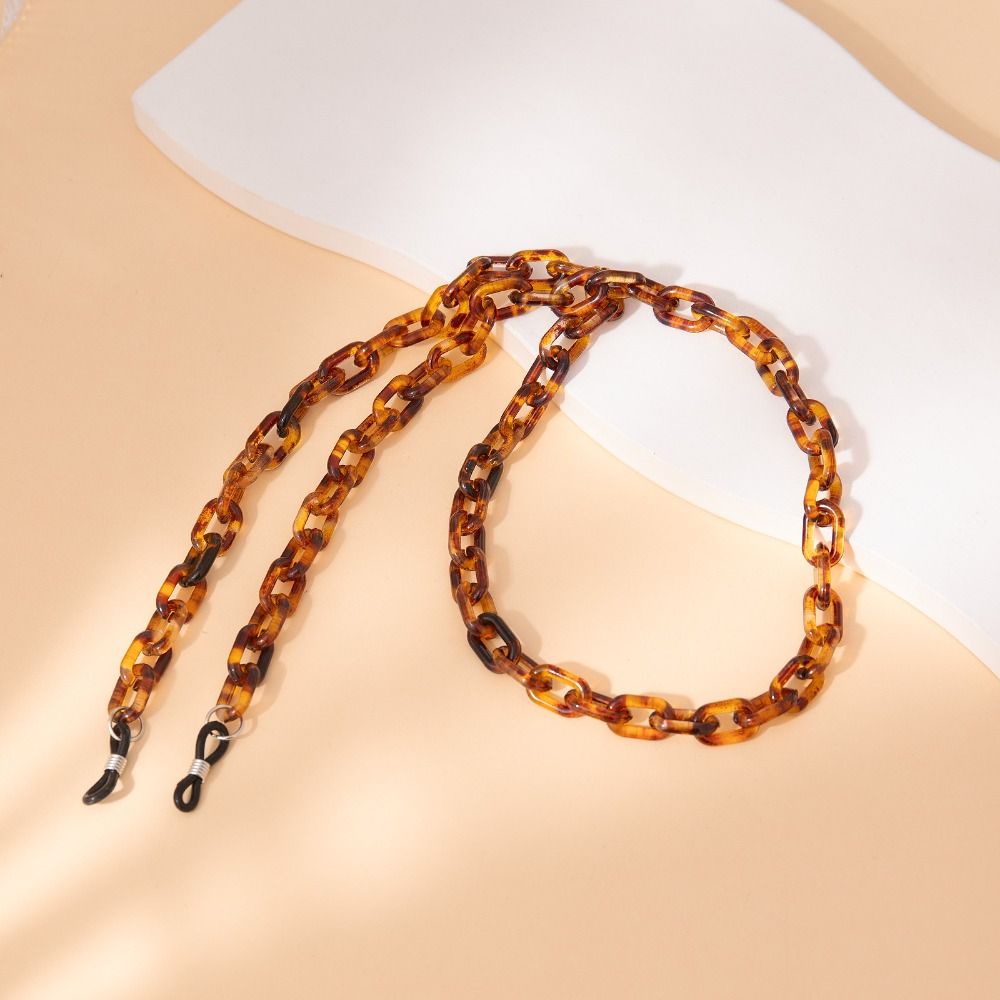 Anti-Slip Leopard Acrylic Glas - Sunglass Retainer Cord 评论和价格
