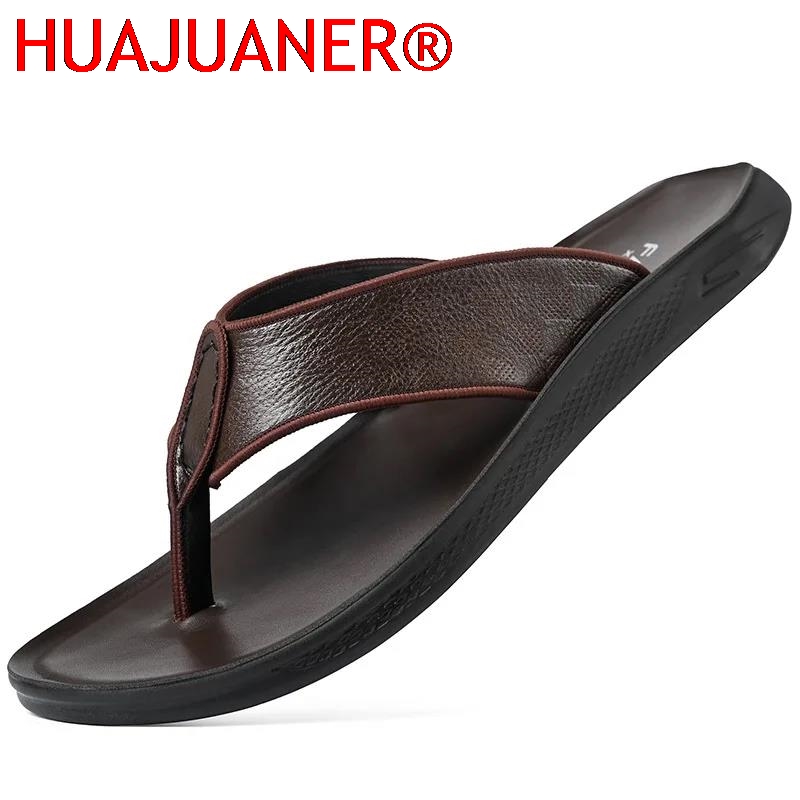 Casual Outdoor Men's Sandals S - Flip Flop Leather Men 评论和价格